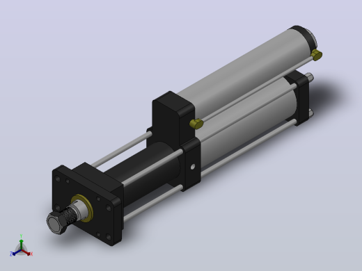 MPT-3T系列标准型[MPT-63-100-20-3T-M2-S1-90°]正等轴测缩略图