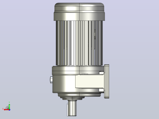 0.2KW-CH型卧式三相铝毂（刹车）马达减速机_CH22-200后视缩略图