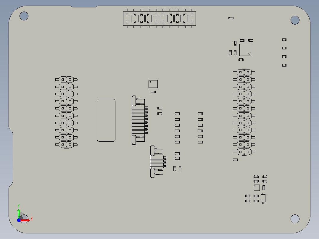 Arduino 千兆显示器前视图