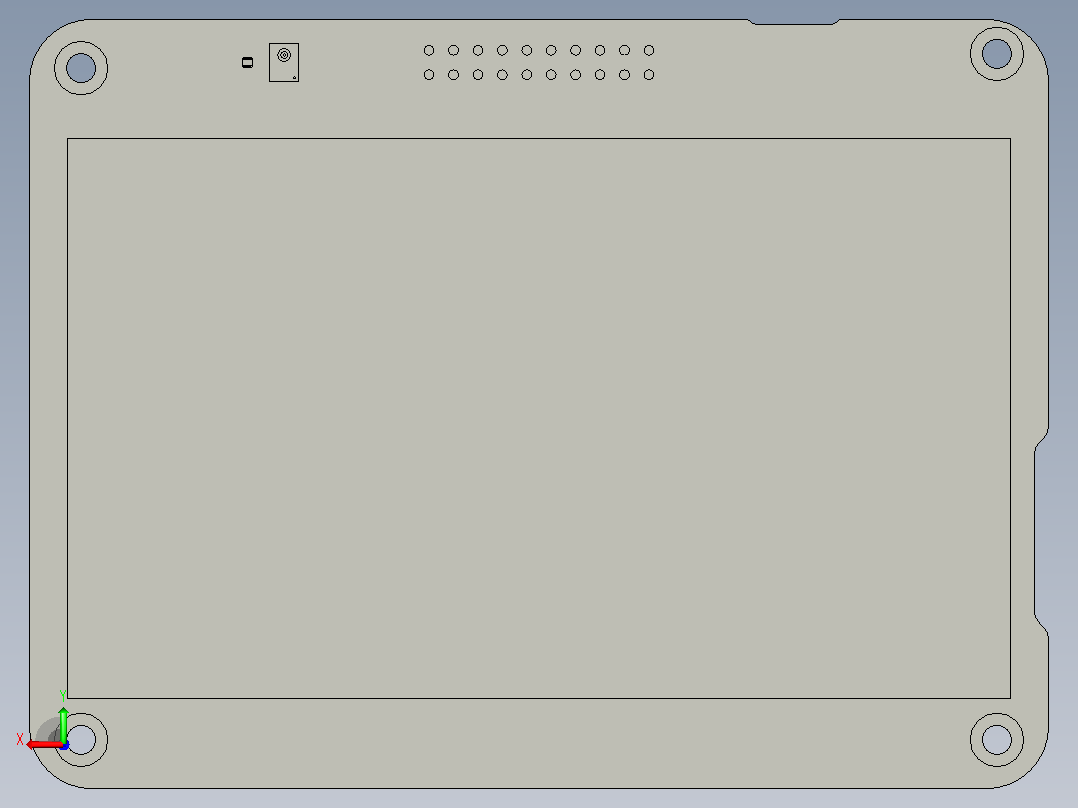 Arduino 千兆显示器后视图