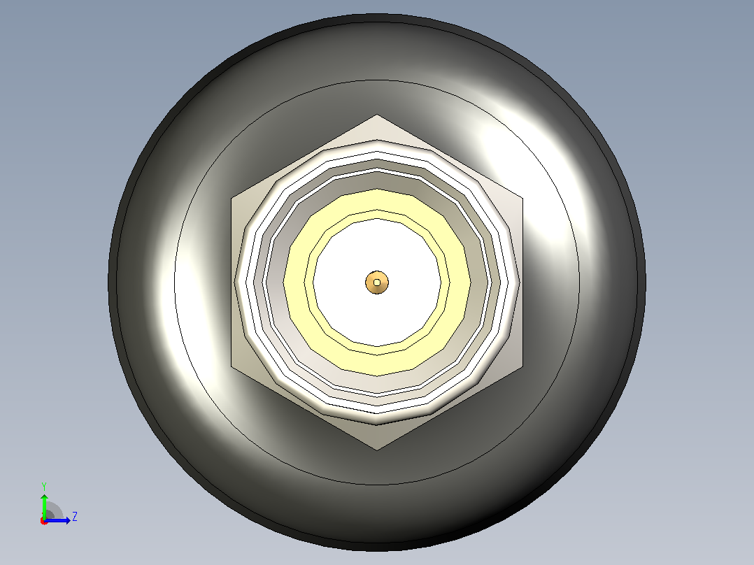 truerc-singular-5 -8-ghz-lhcp-sma左视图