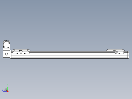 皮带直线轴双滑块型TPA-GCBS-50-P42-L225-LU-M10-N3右视缩略图