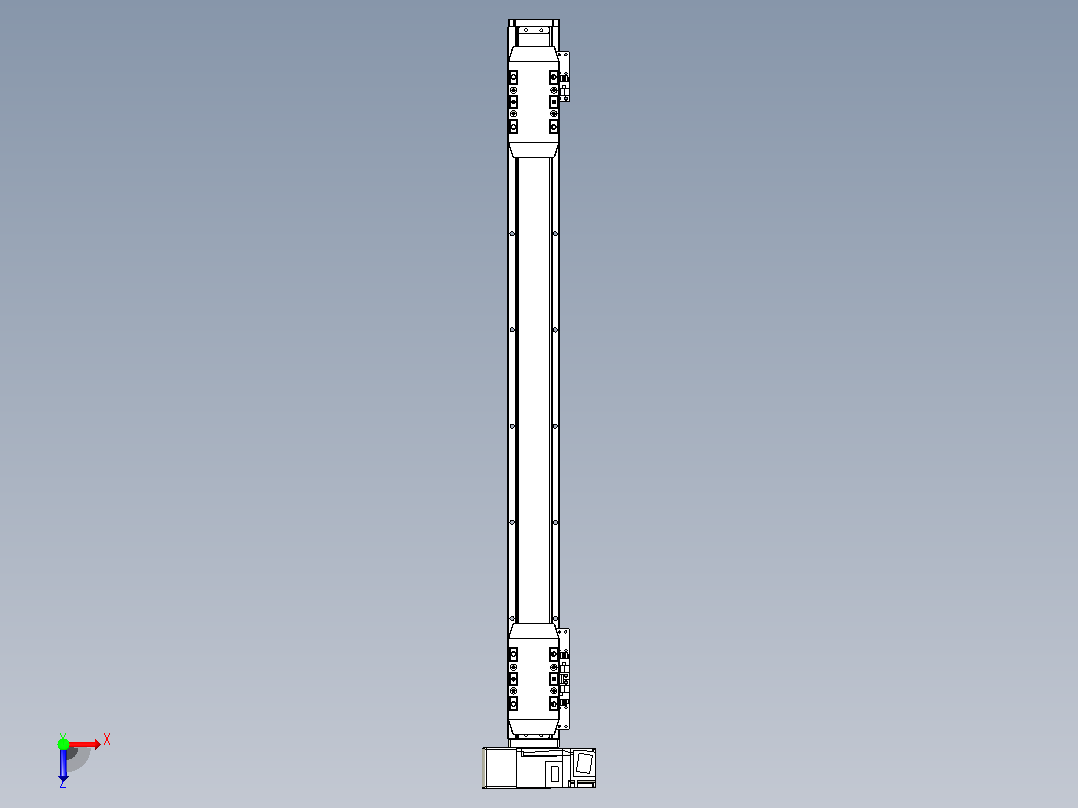 皮带直线轴双滑块型TPA-GCBS-50-P42-L225-LU-M10-N3俯视图