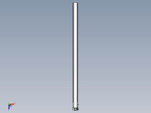 皮带直线轴半封闭可选导轨TPA-HNB-140D-120-L2750-LU-Y-P40-N3俯视缩略图