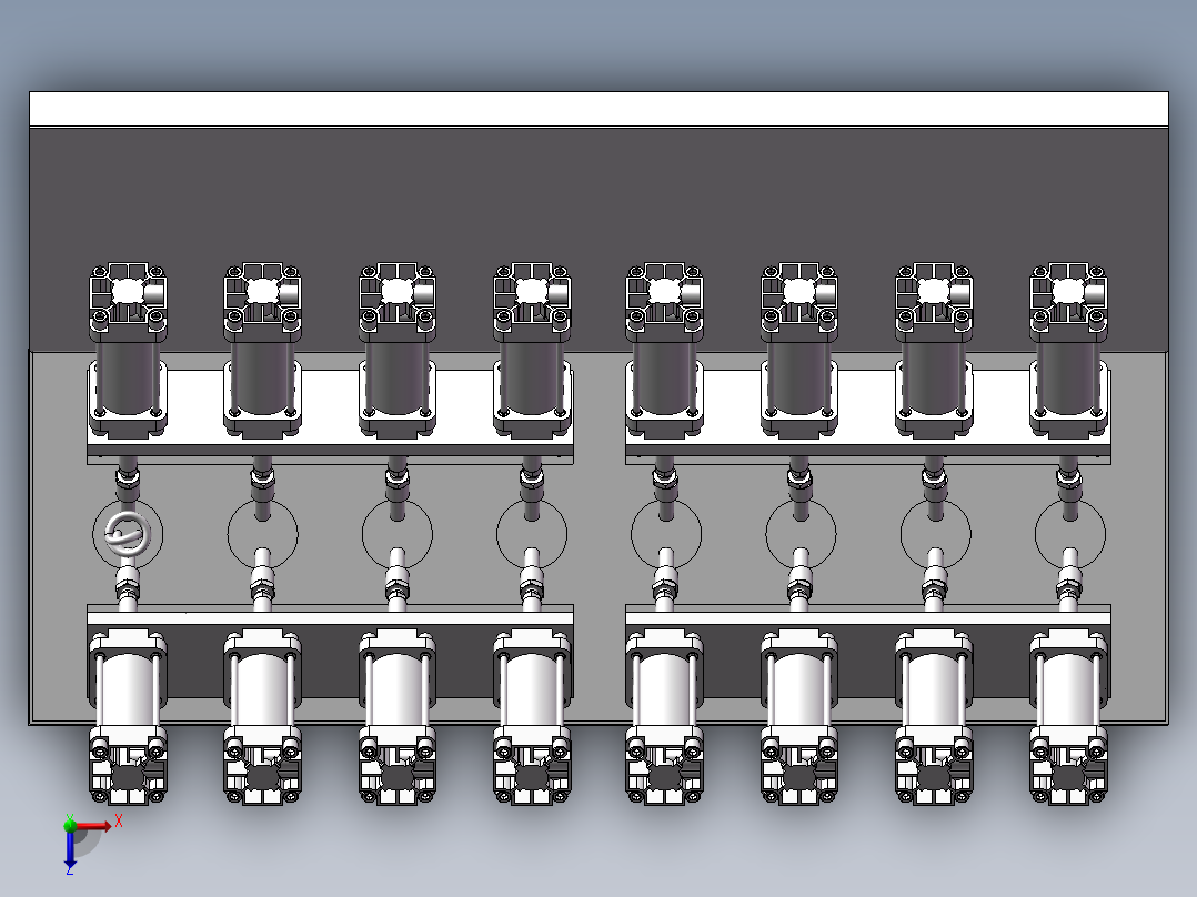 线圈漏铜测试夹具sw20俯视图