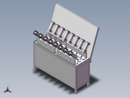 线圈漏铜测试夹具sw20正等轴测缩略图
