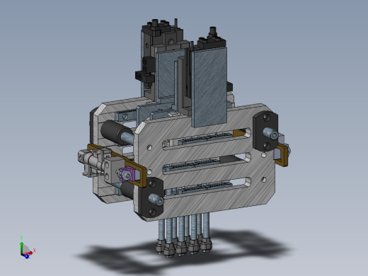双向变距机构sw18可编辑
