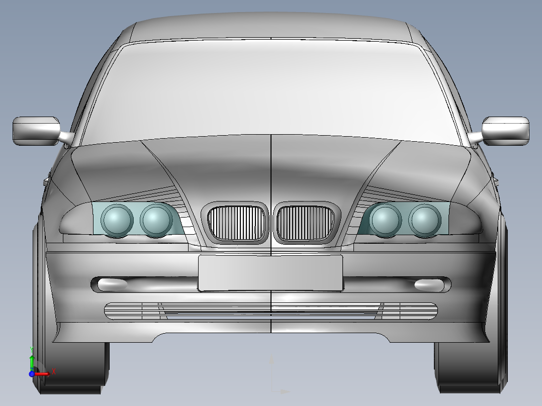 宝马325（BMW）前视图