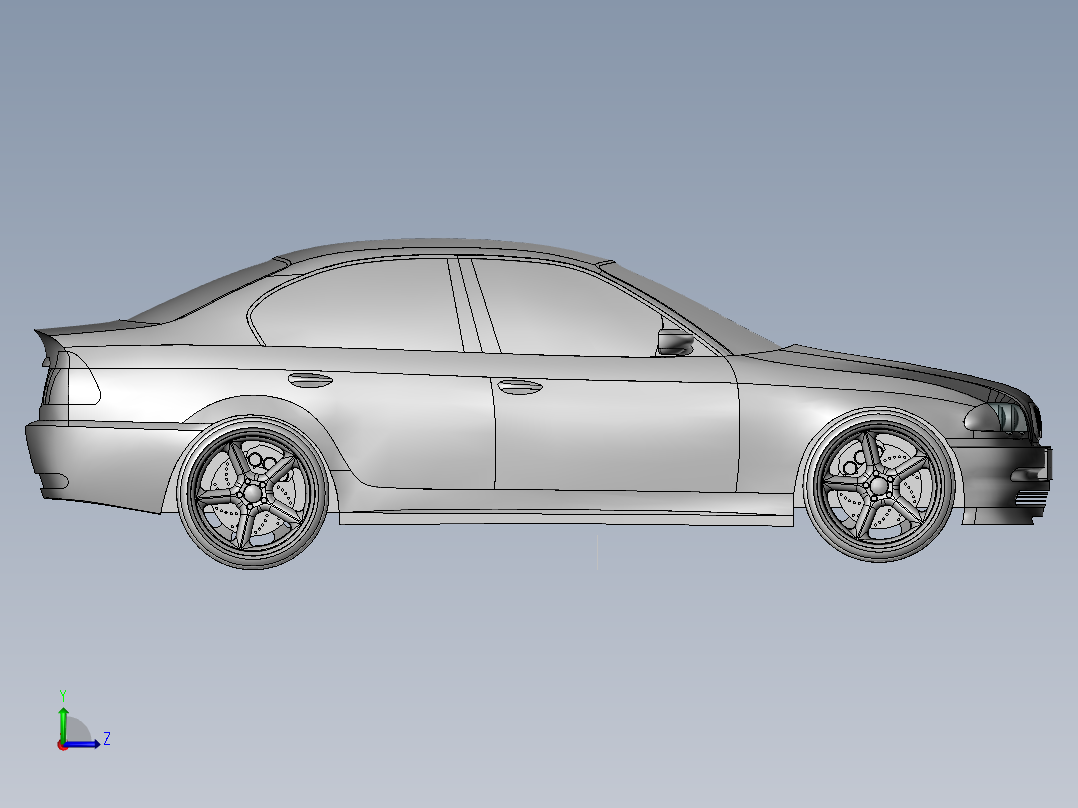 宝马325（BMW）左视图