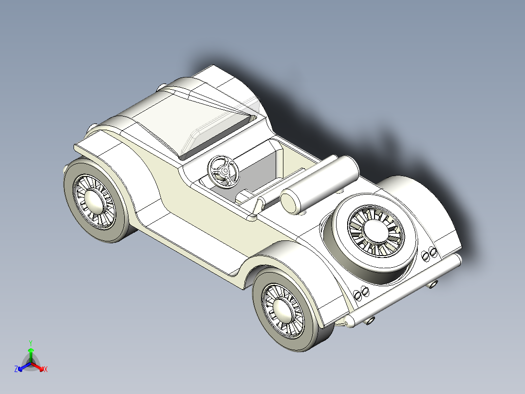 Inventor 汽车模型