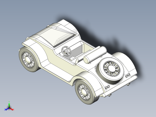 Inventor 汽车模型