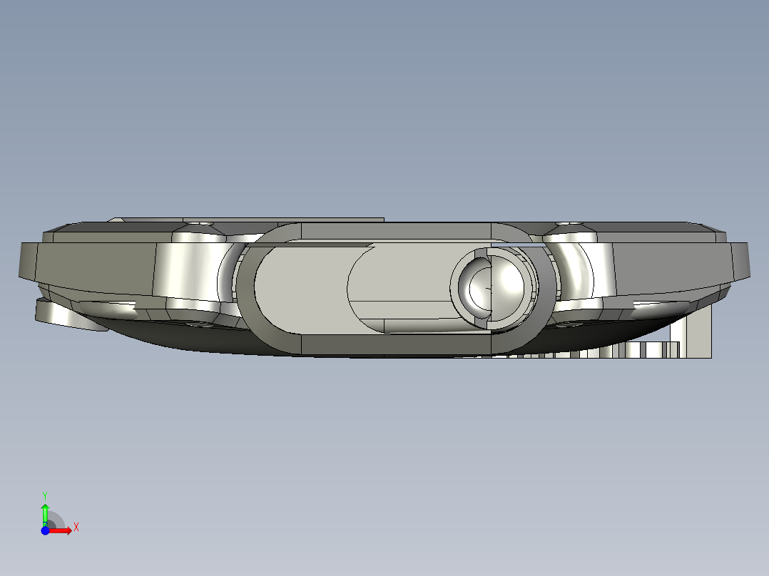 HTC像战斗机的手机壳前视图
