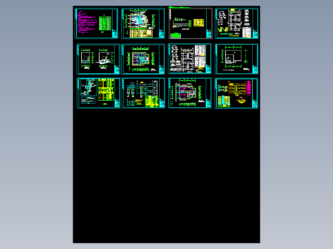 锅炉房全套图纸资料