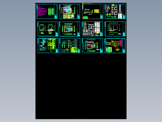 锅炉房全套图纸资料