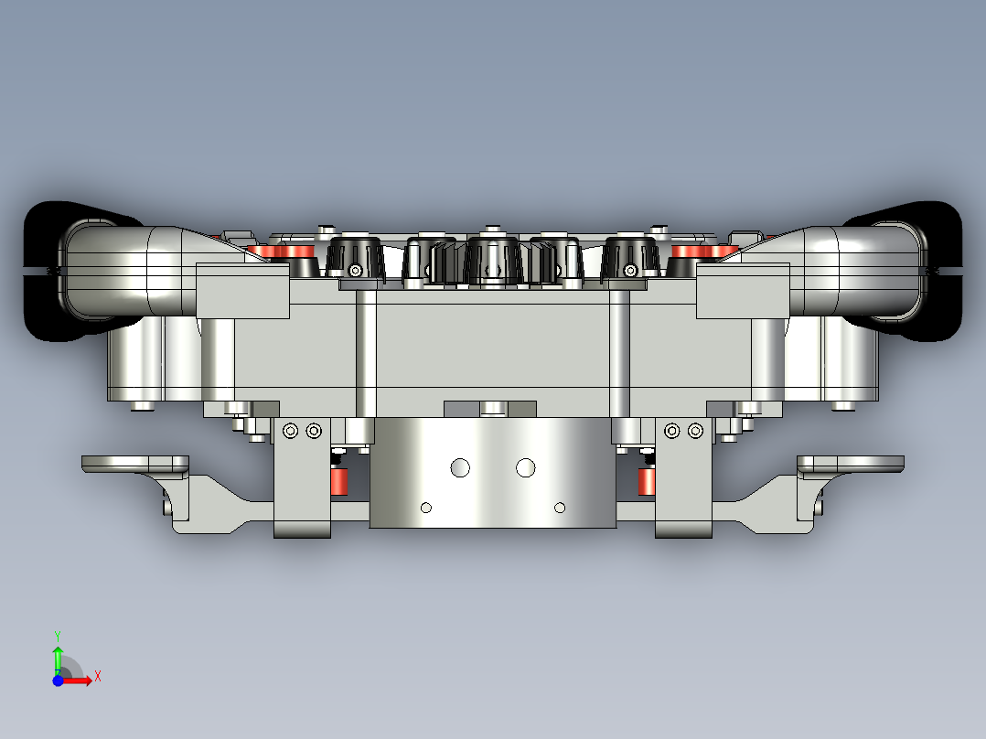 F1模拟赛车方程式方向盘前视图