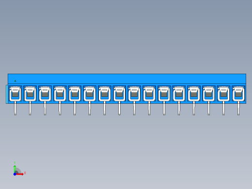 DEGSON DG306 系列 5.0 接线端子-DG306-5.0-16P-12-00AH前视缩略图