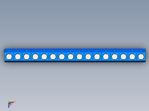 DEGSON DG306 系列 5.0 接线端子-DG306-5.0-16P-12-00AH俯视缩略图