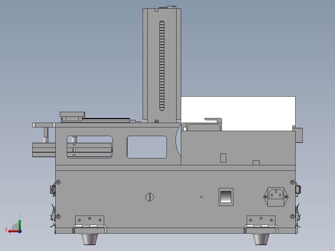 电子元件自动上料机后视图