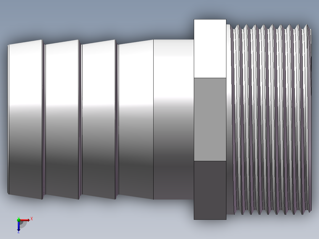 水管接头-有边 [DN40X39.5]俯视图
