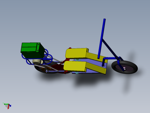踏板式自行车的设计【含三维SW+9张CAD图纸+说明书】