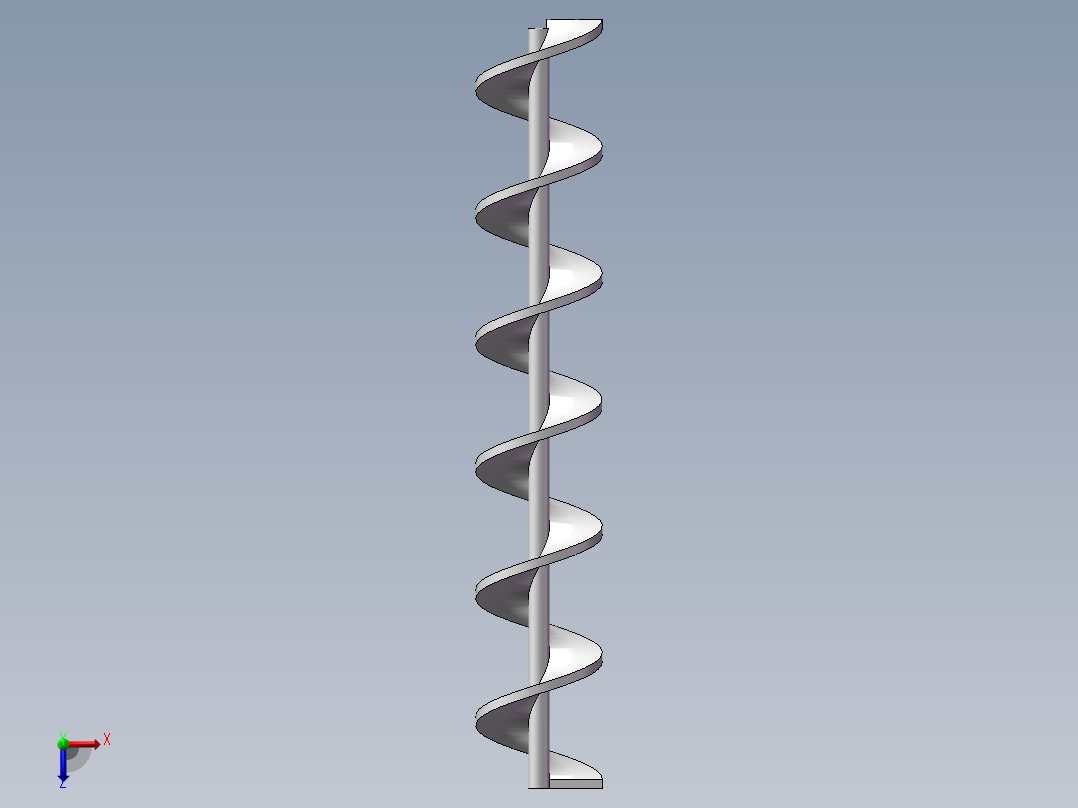 螺旋推进器俯视图