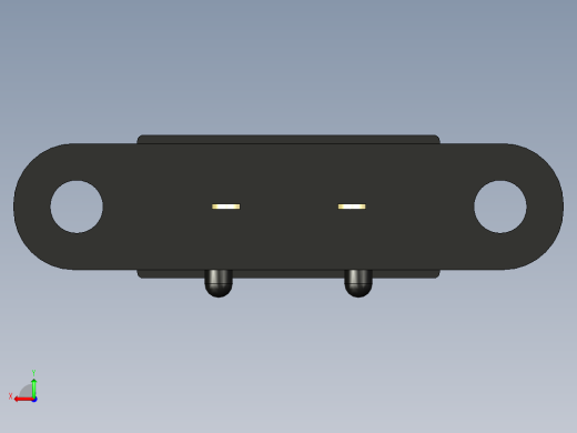 USB C 型插座面板安装后视缩略图