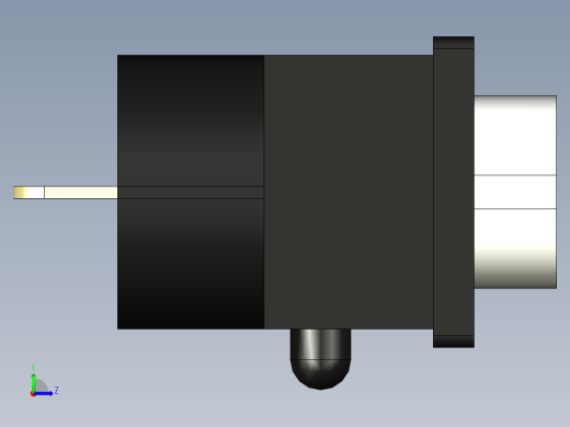 USB C 型插座面板安装左视缩略图