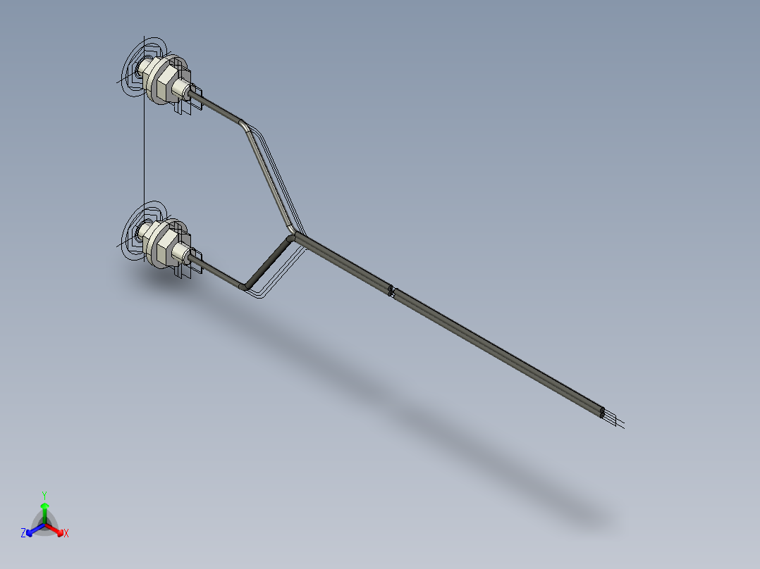 基恩士FU-79U_kc图纸模型主视图