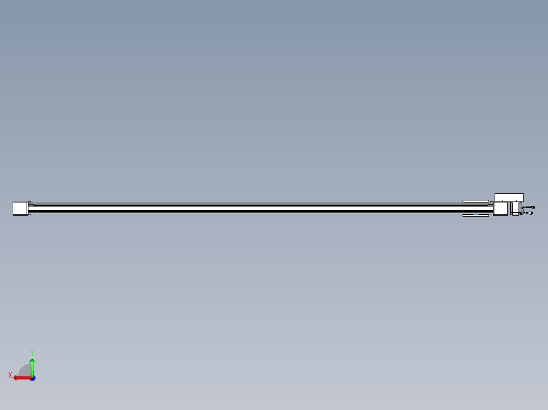 威洛博LB.GB同步带传动--欧规系列GB8-L96-S3000-BR-P75后视图