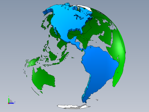 地球仪8左视缩略图