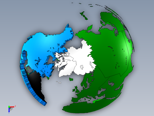 地球仪8俯视缩略图