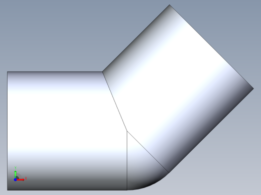 聚氯乙烯配件08-Sch80_45Elbow_SxS_817-005 _0.5in前视缩略图