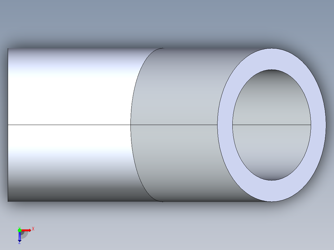 聚氯乙烯配件08-Sch80_45Elbow_SxS_817-005 _0.5in俯视图