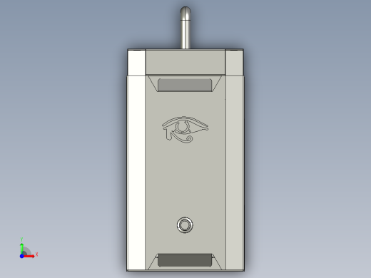 钣金制作带手提高散热机箱前视缩略图