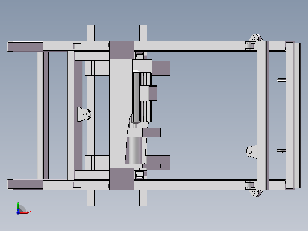 电动升降机前视图
