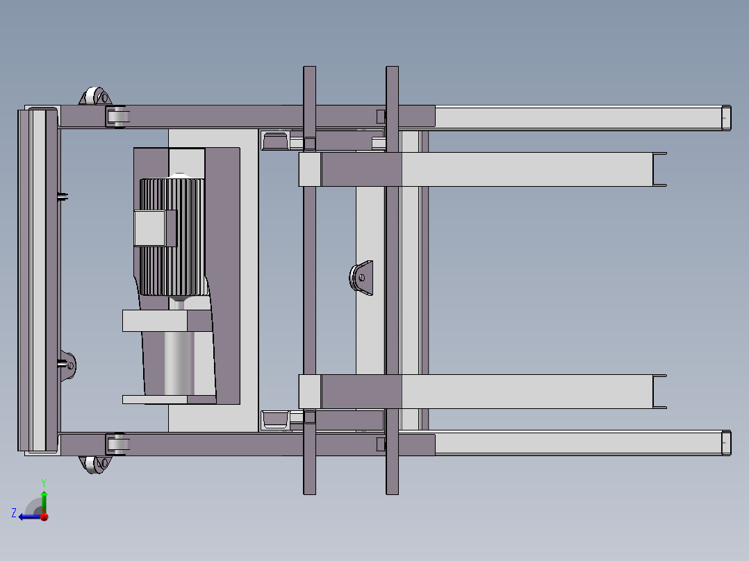 电动升降机右视图