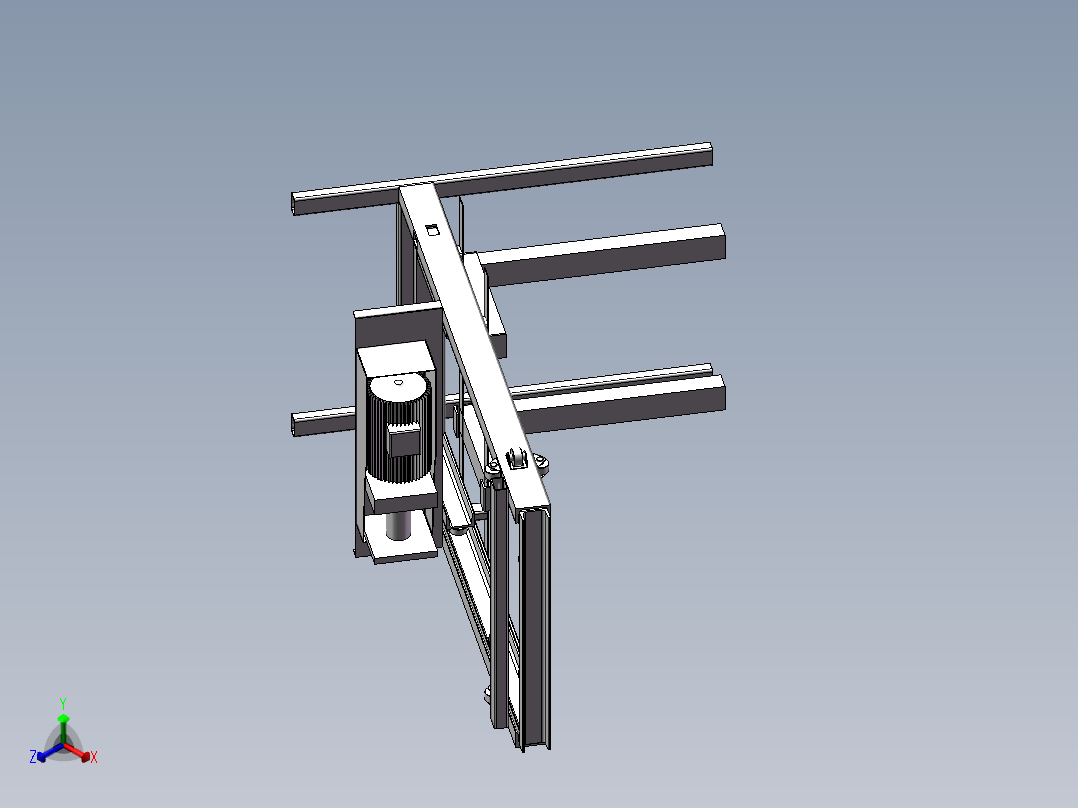 电动升降机正等轴测图