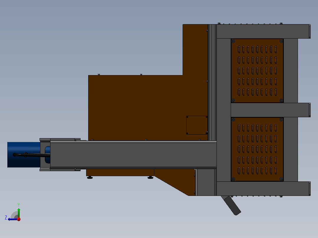 自动切胶机sw21右视图