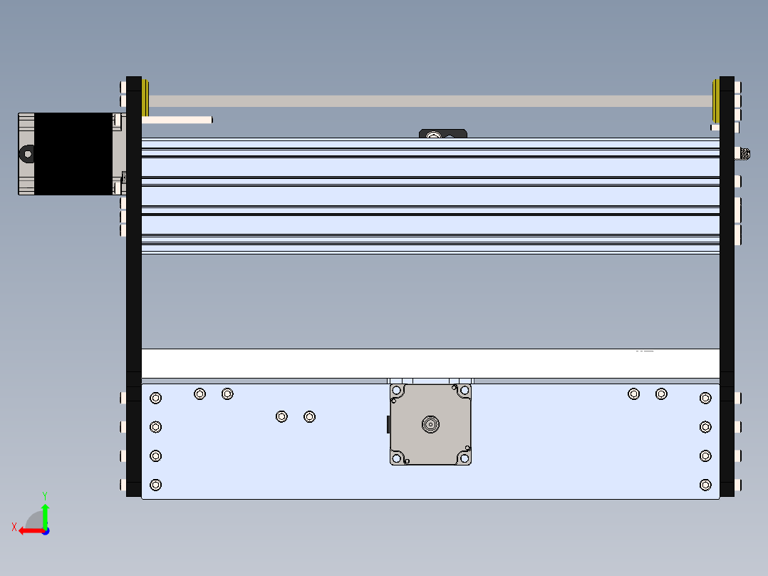 CNC4040v2雕刻机后视图