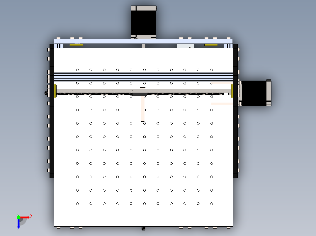 CNC4040v2雕刻机俯视图