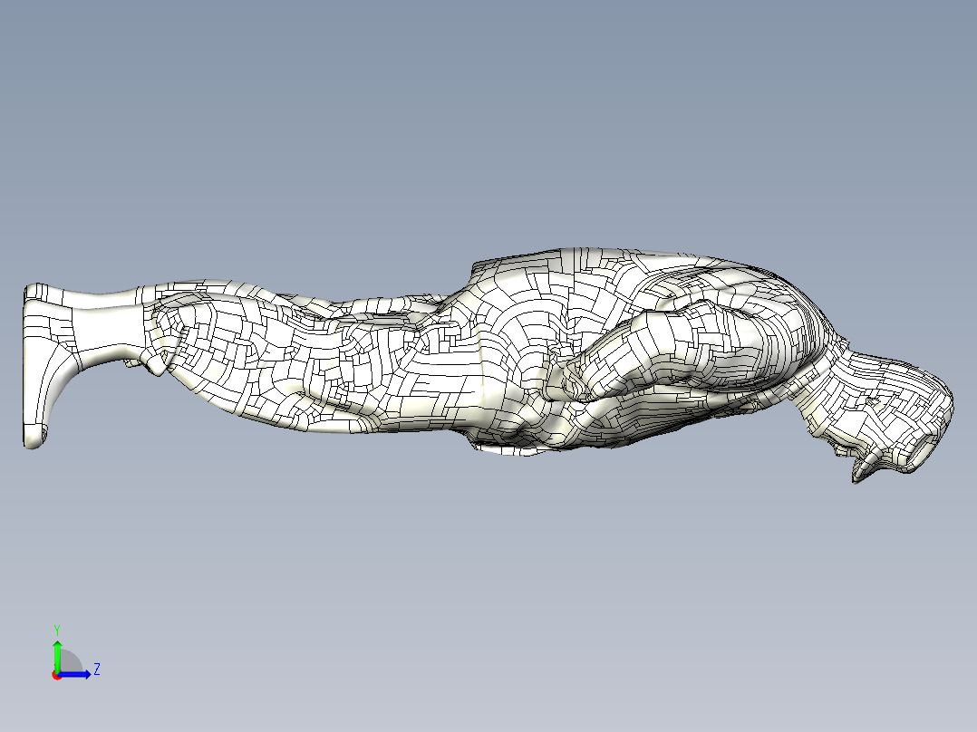 人体模型(109)左视图