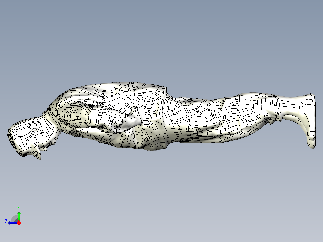 人体模型(109)右视图