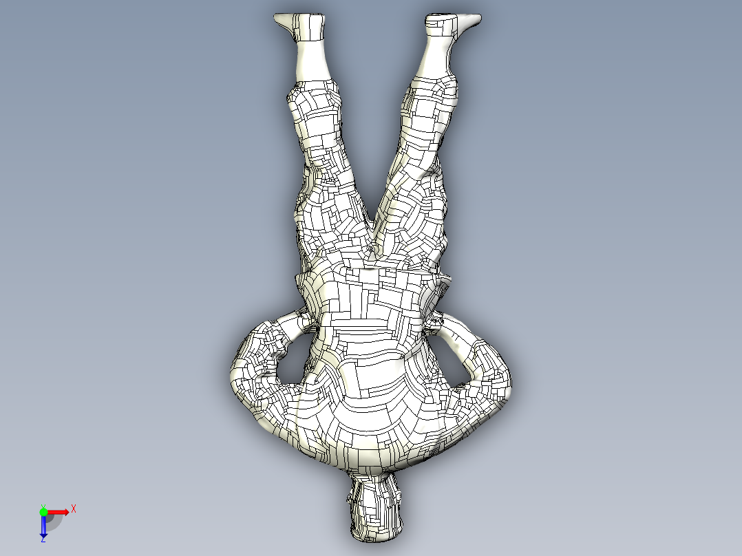 人体模型(109)俯视图