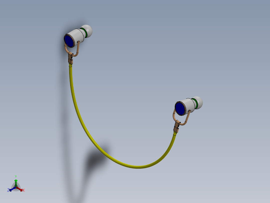 耳机(57)正等轴测图