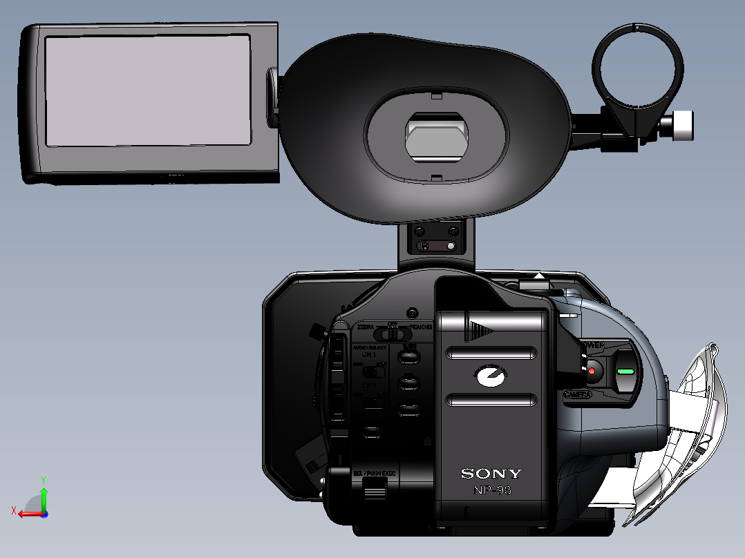 相机、摄像头(54)后视图