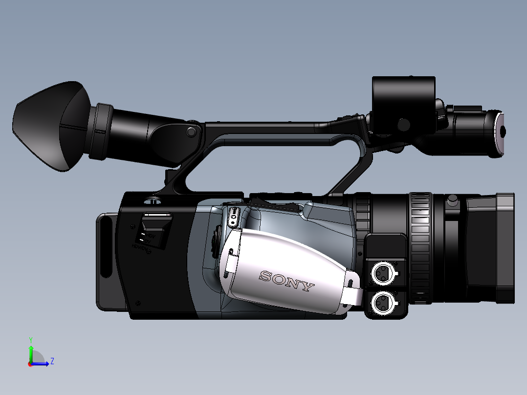 相机、摄像头(54)左视图