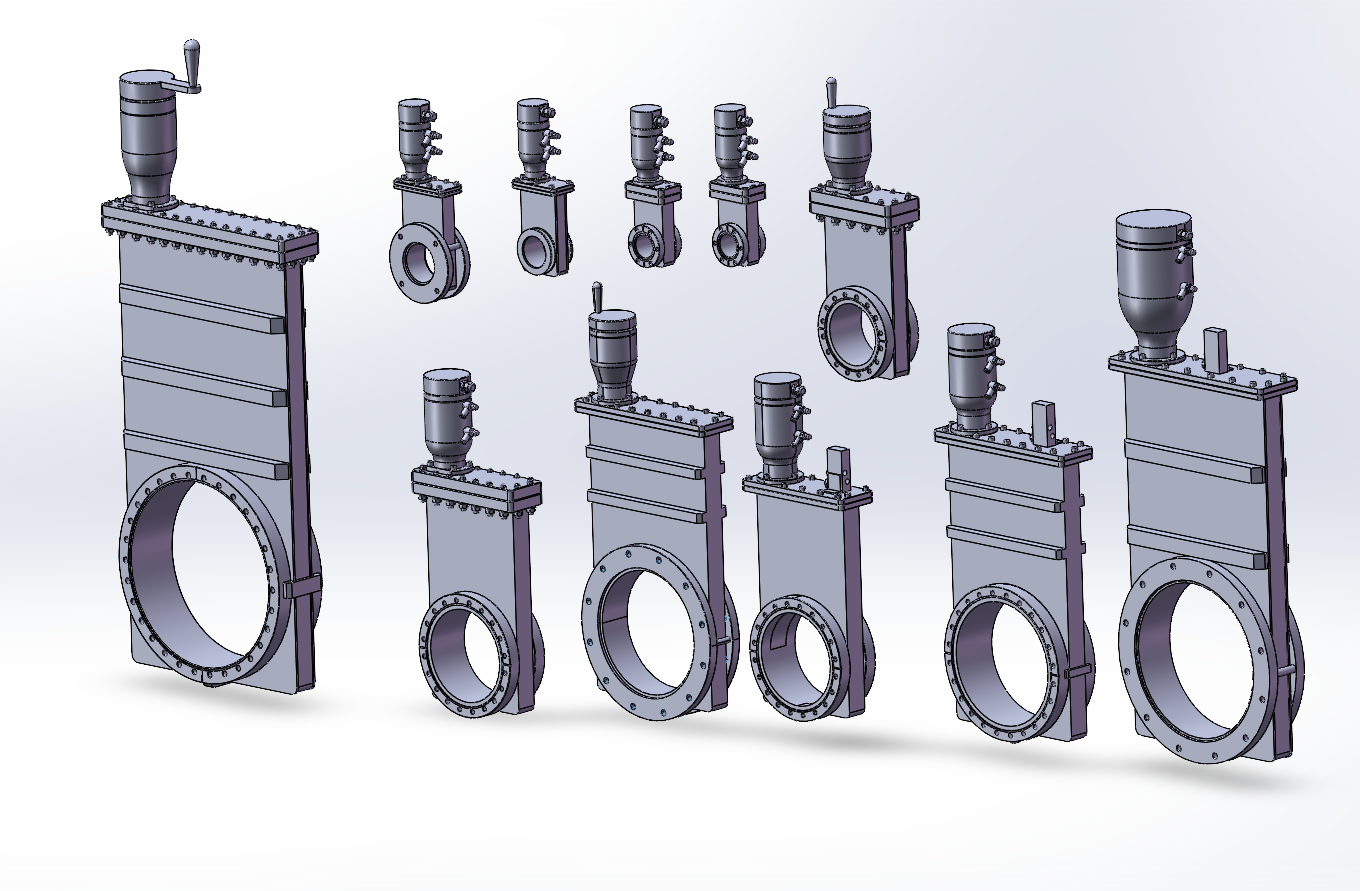 11款GVM-S11500特高压手动闸阀模型