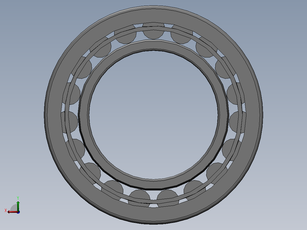 轴承NU_1008_ML_SKF后视图