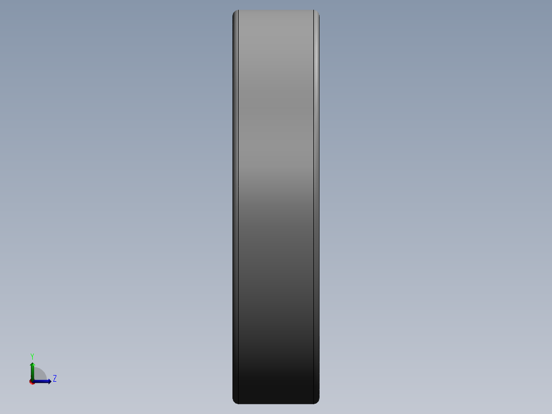 轴承NU_1008_ML_SKF左视图