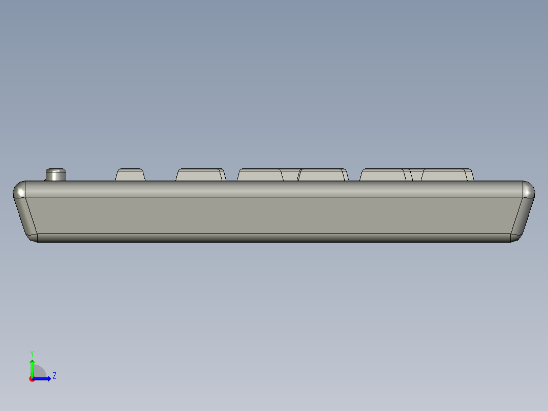 机械键盘设计左视图